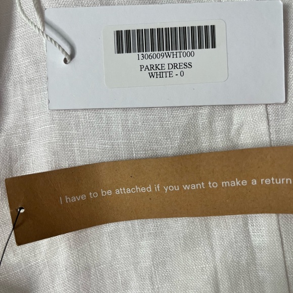 Reformation White Button-Down Midi Dress - Picture 7 of 7